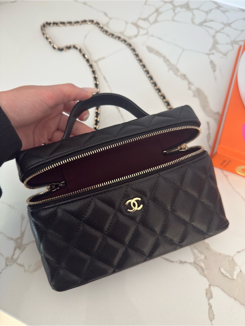 CHANEL Black Slim Vanity Bag - Picture 7 of 7